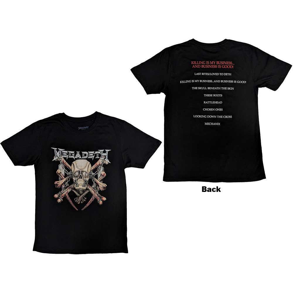 Megadeth Unisex T Shirt Killing Biz Back Print 2 Sided